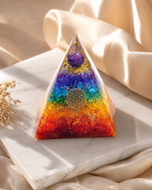 7 CHAKRA RAINBOW PYRAMID