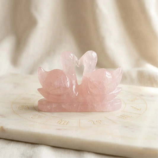 Rose Quartz Love Ducks