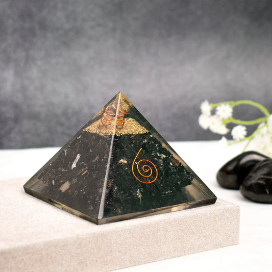 black obsidian pyramid