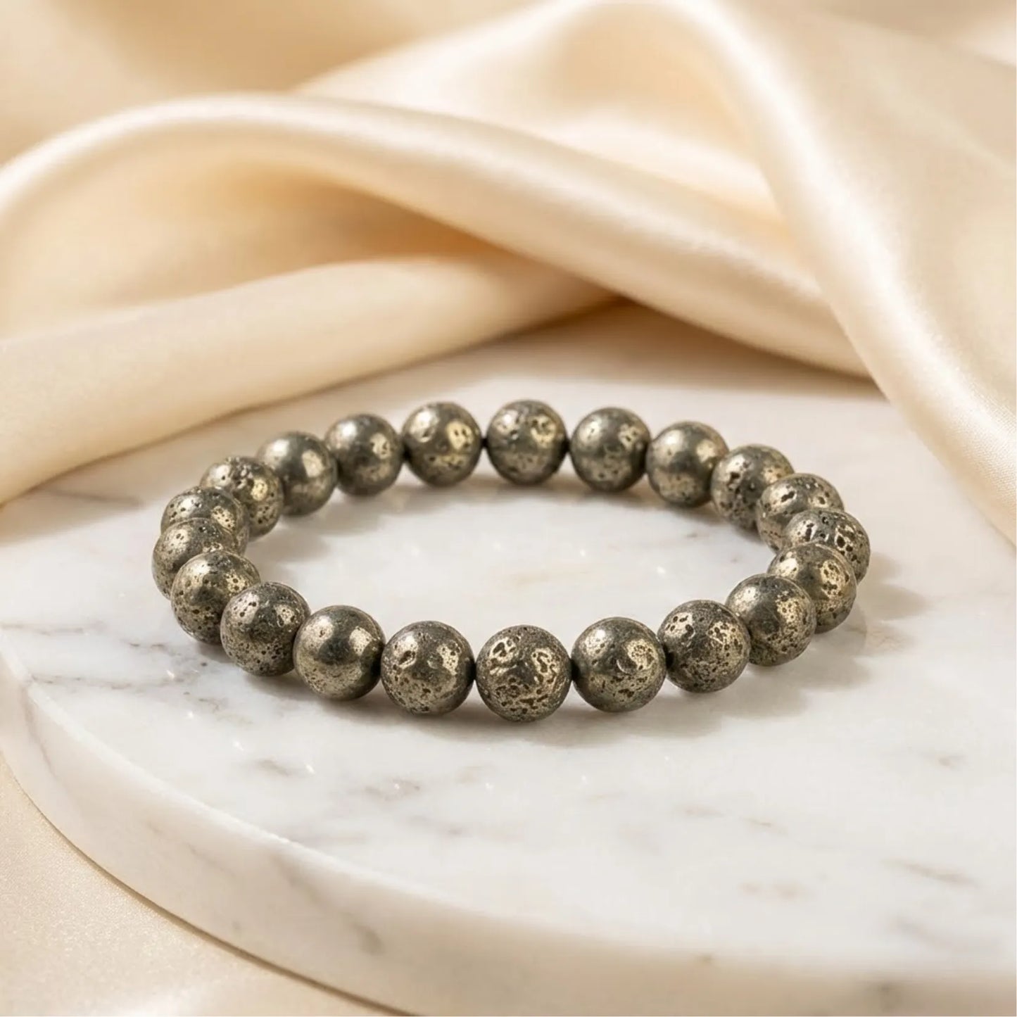 Raw Pyrite Bracelet