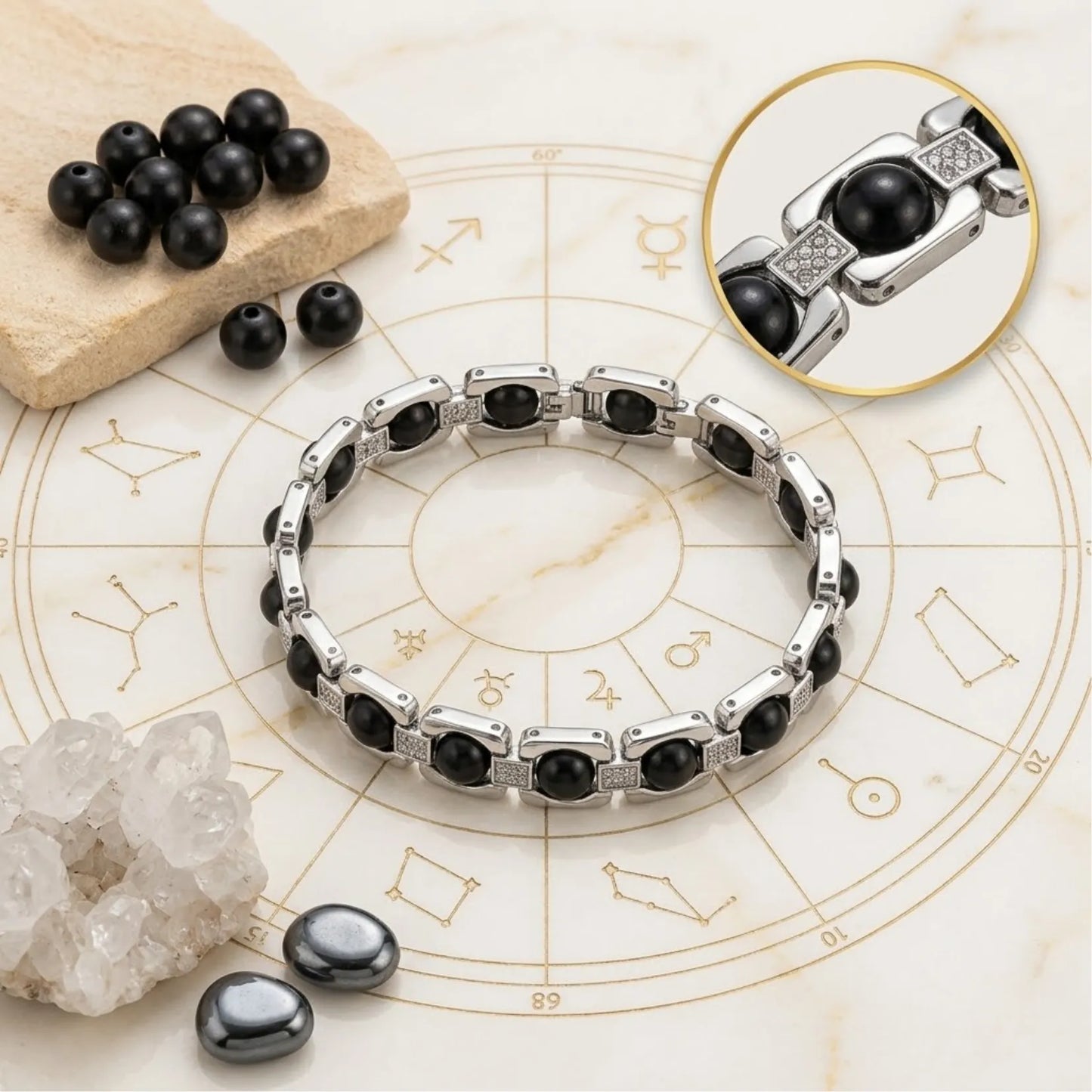 Metal Karungali Bracelet