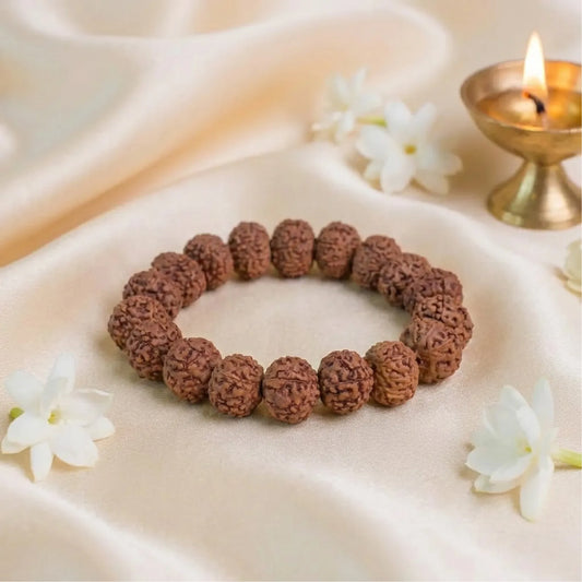 7 Mukhi Rudraksha (Dhan Varsha) Bracelet