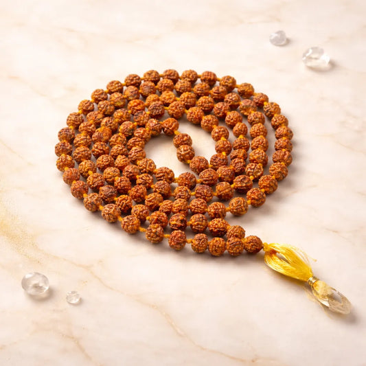 Certified Natural Rudraksha Japmala (108 Beads)