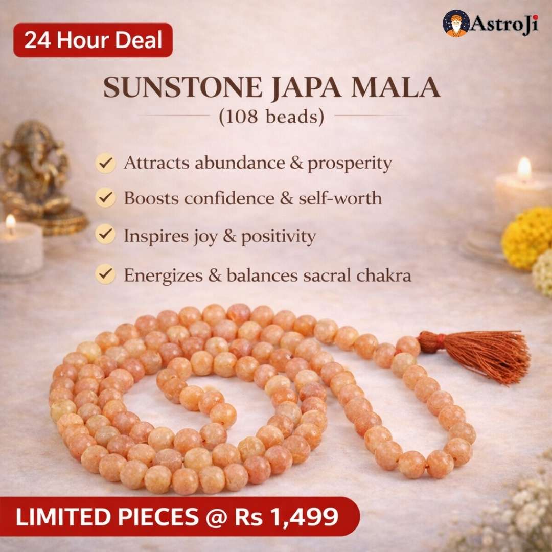 PREMIUM Sunstone Japa Mala