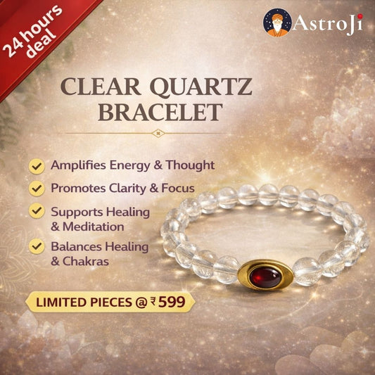CLEAR QUARTZ (Sphatik) BRACELET