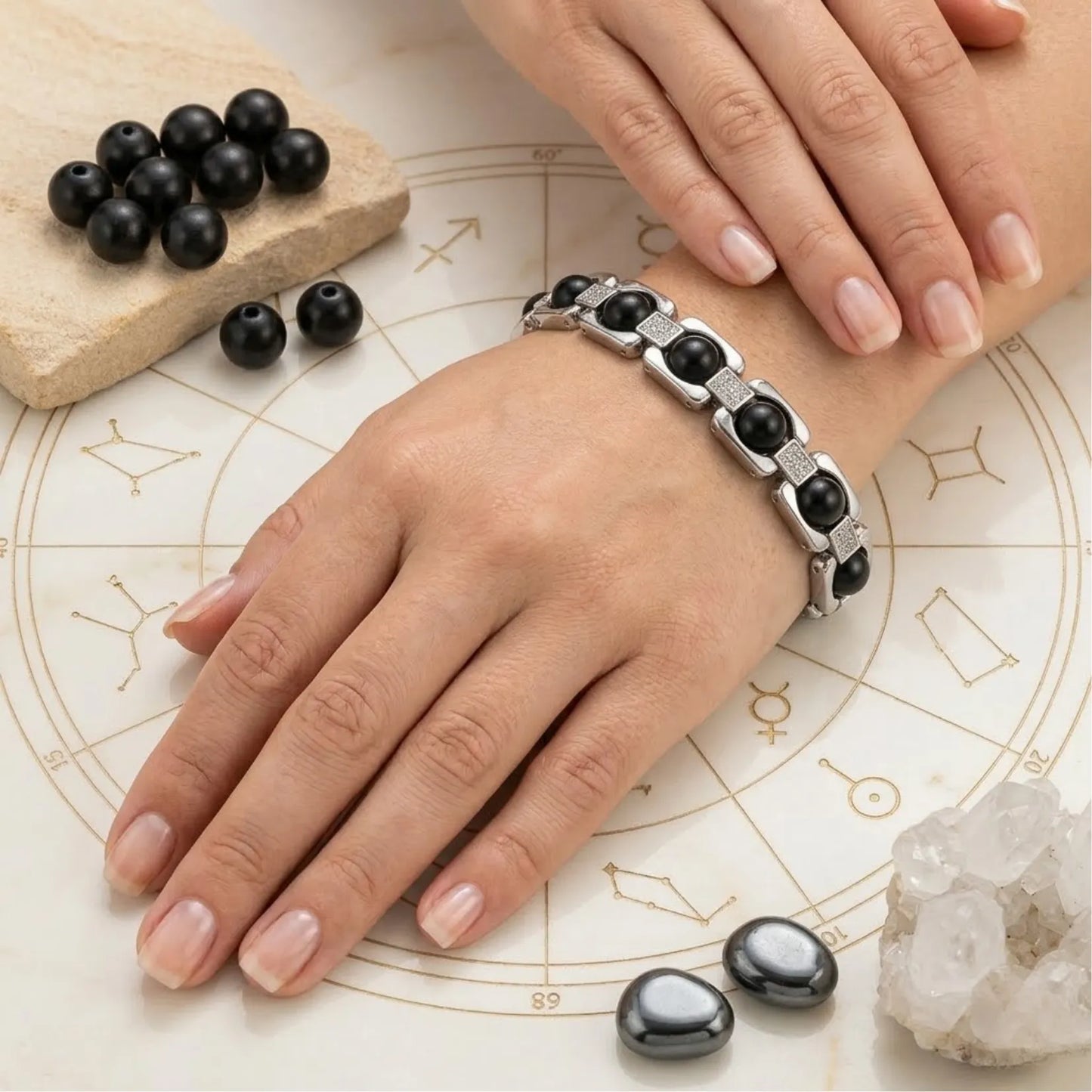 Metal Karungali Bracelet