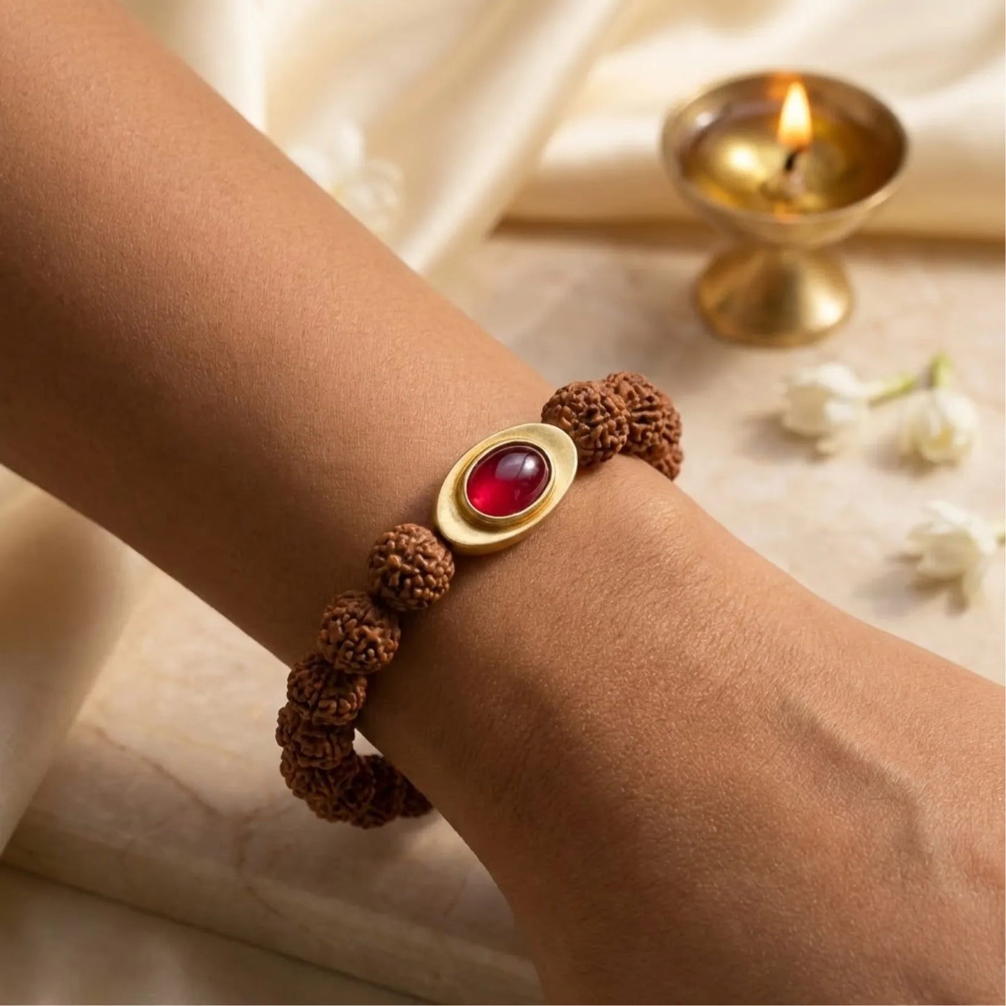 NATURAL RUDRAKSHA BRACELET