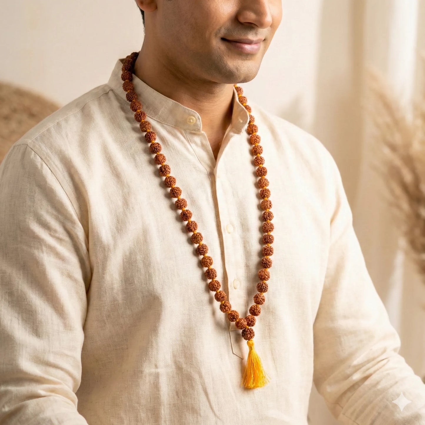 Certified Natural Rudraksha Japmala (108 Beads)