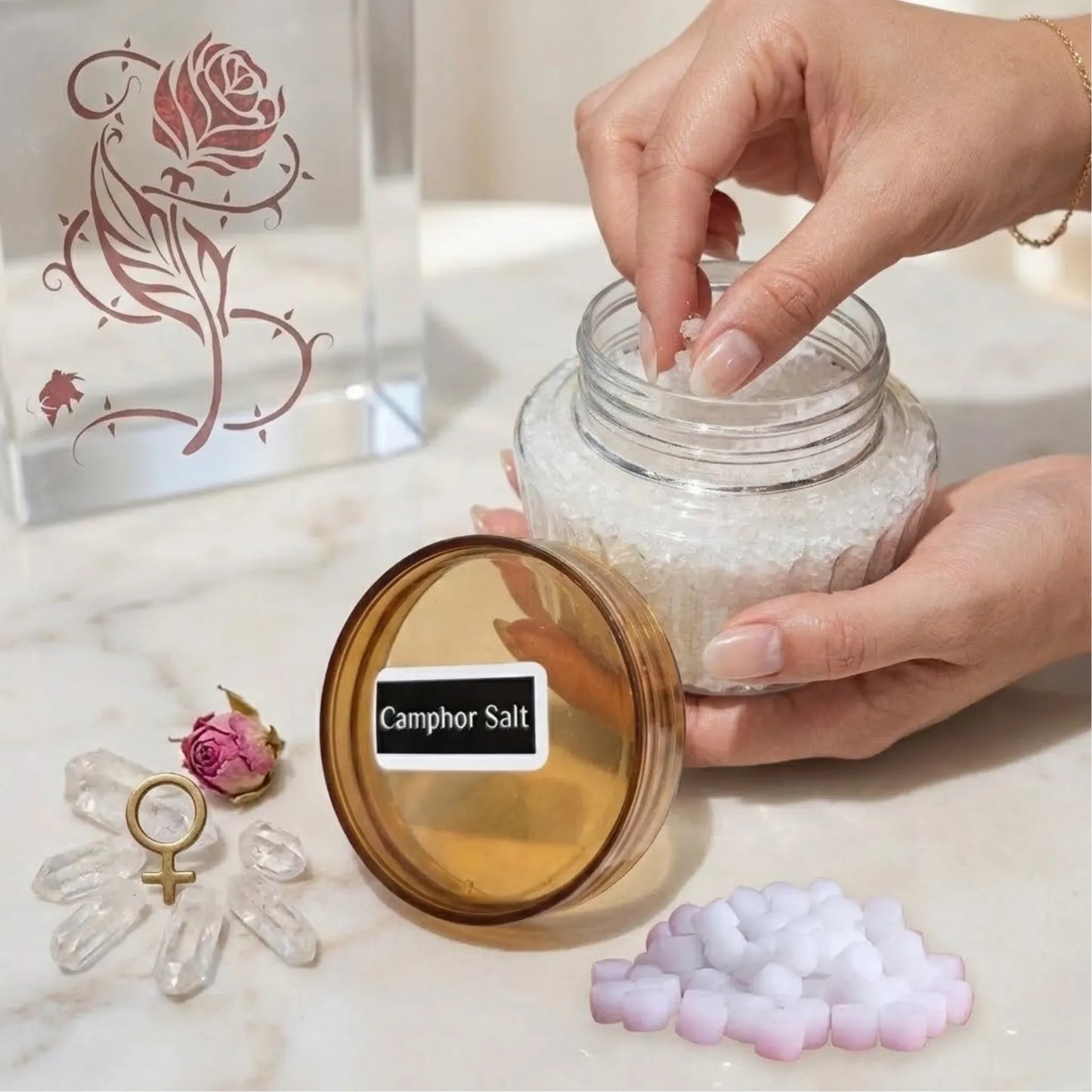 Camphor Salt