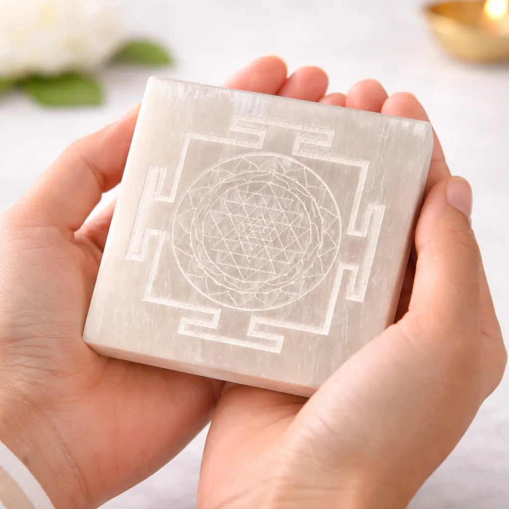 Yantra Selenite Plate