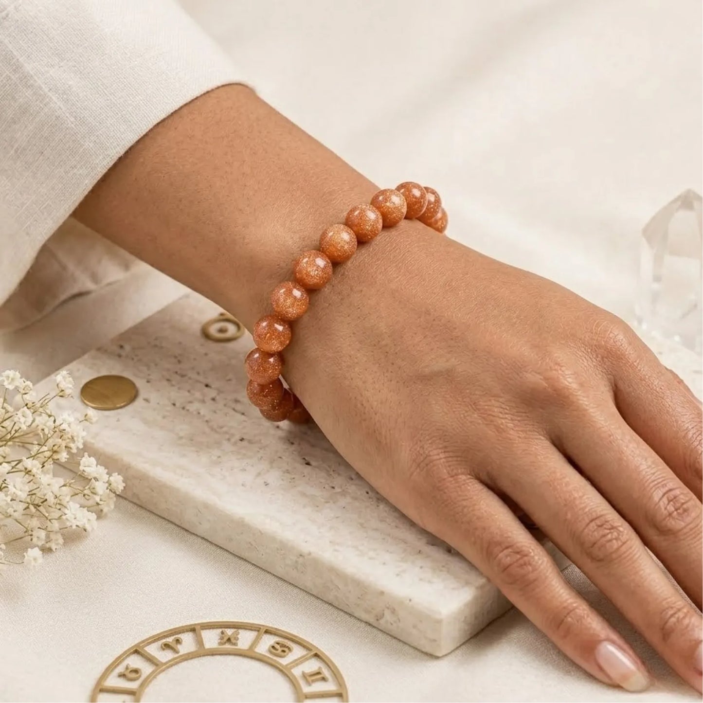 Premium Sunstone Bracelet