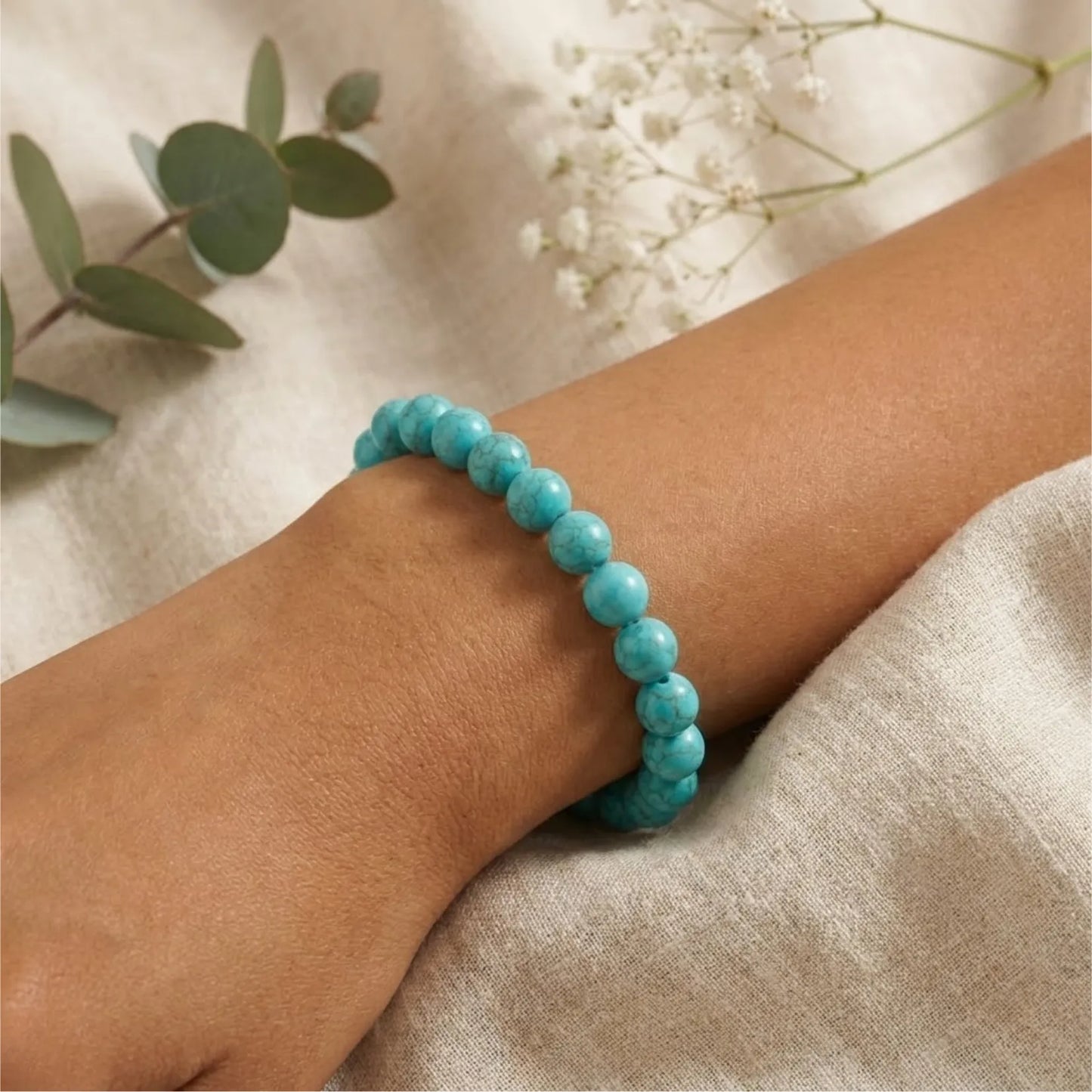Natural Feroza Bracelet