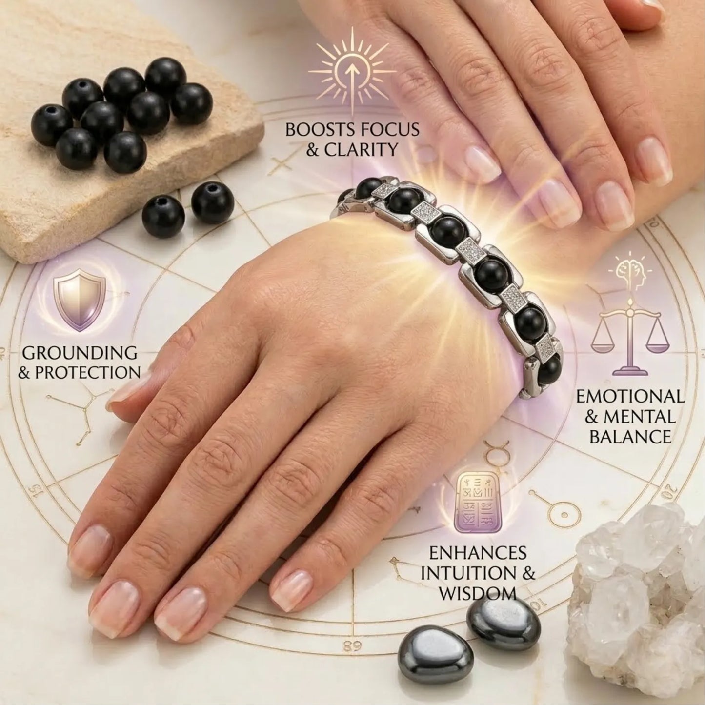 Metal Karungali Bracelet