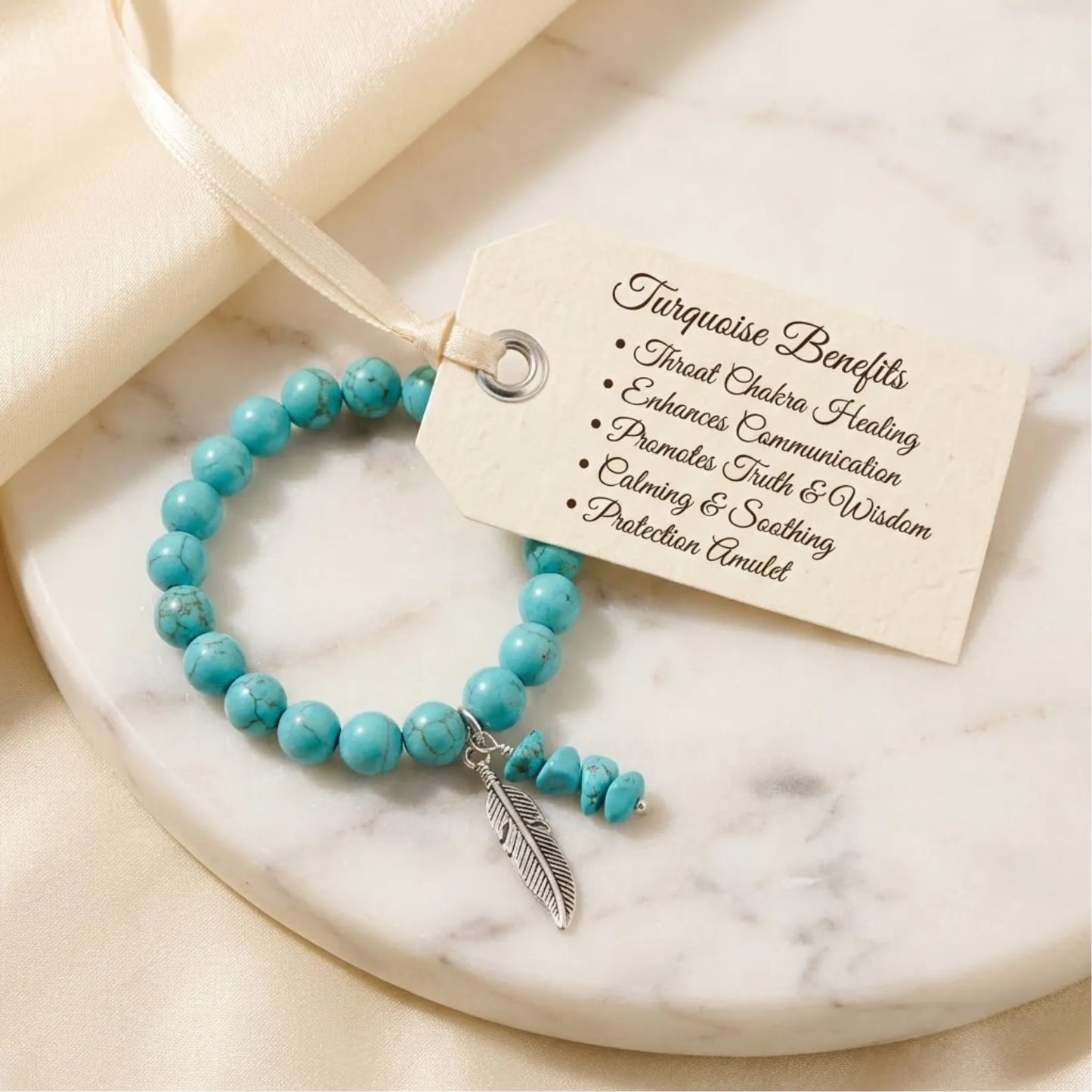 Natural Feroza Bracelet
