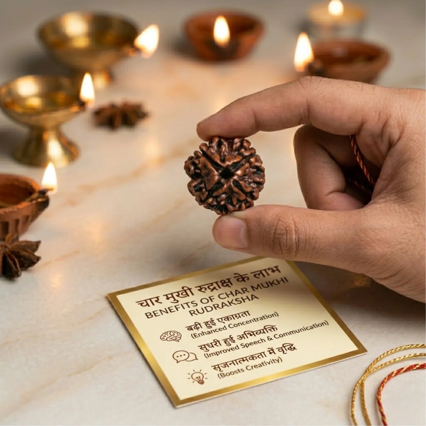4 mukhi rudraksha (Nepali)