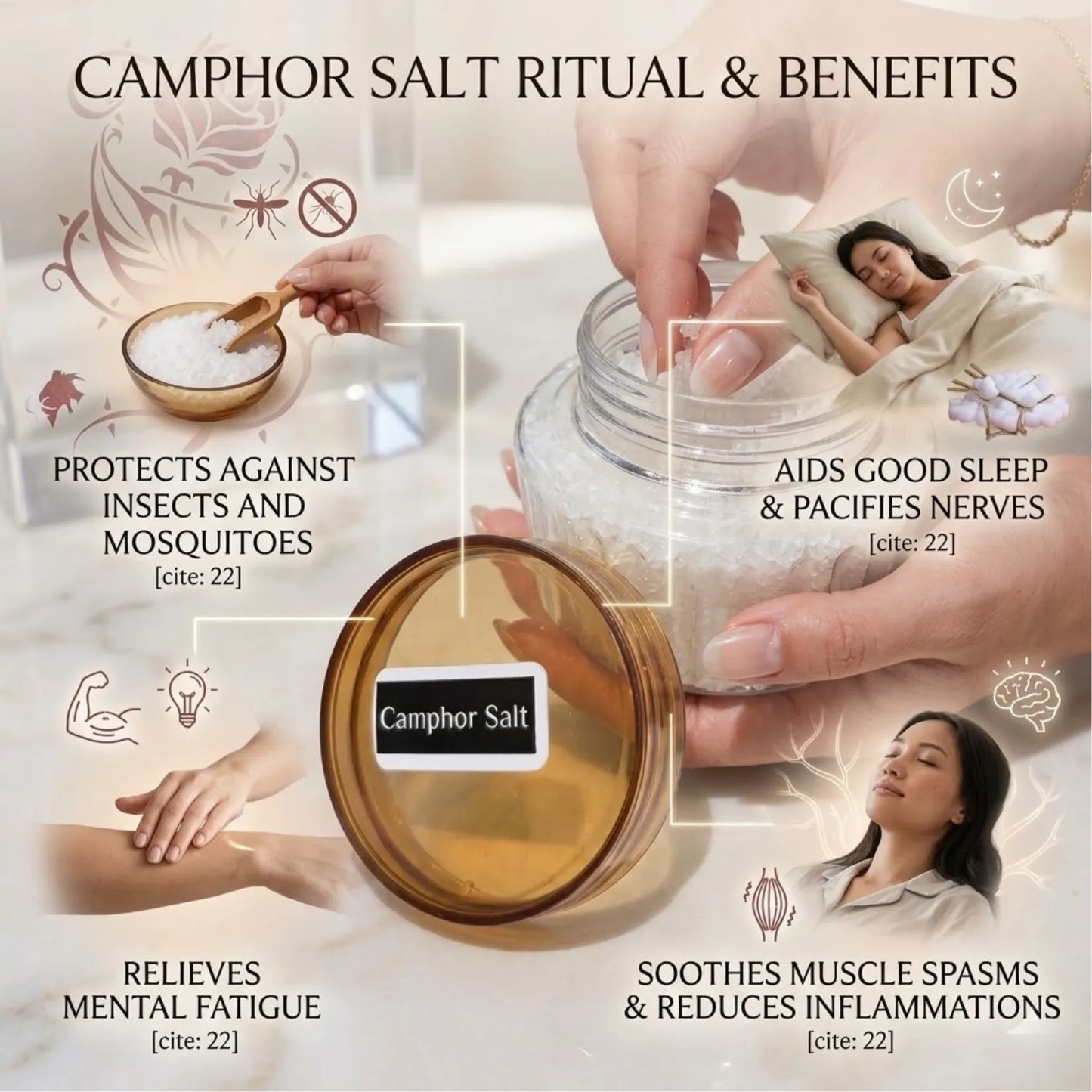 Camphor Salt