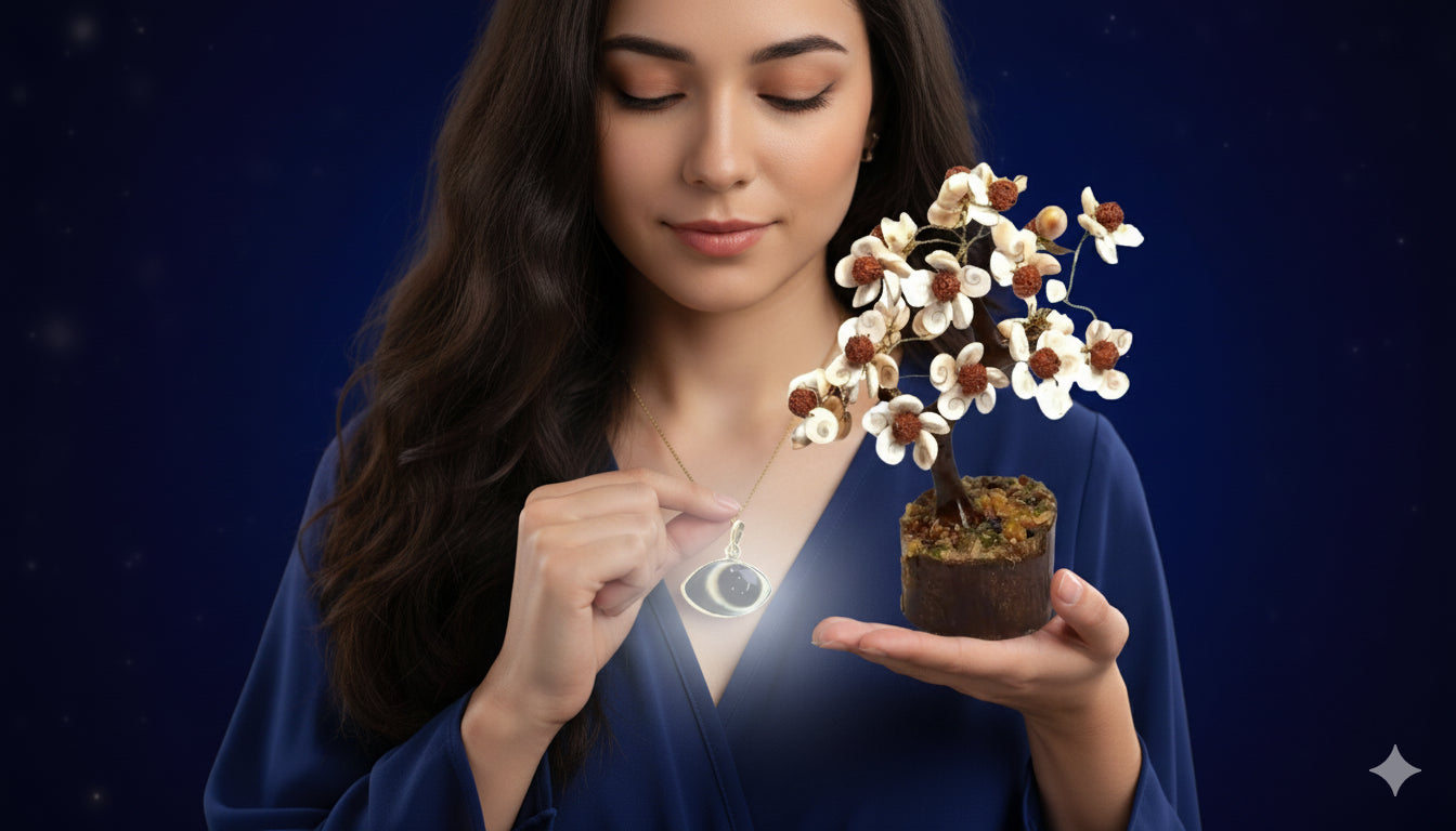 aghori locket and gomti rudraksha tree